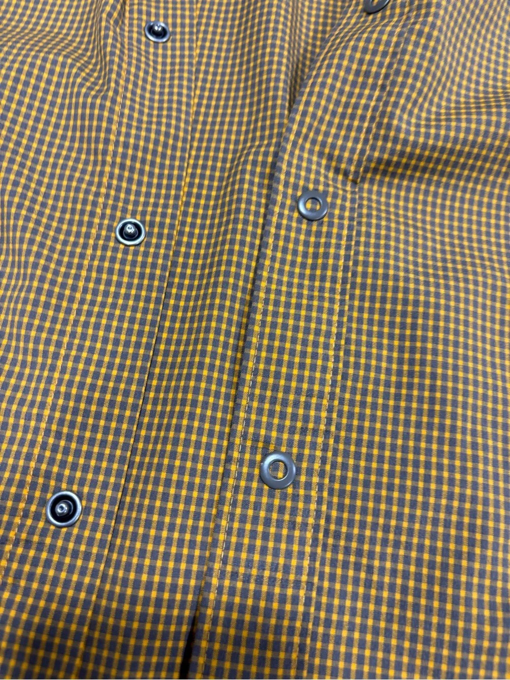 The North Face Men's Short-Sleeve Button-Down Shirt - Mustard Check